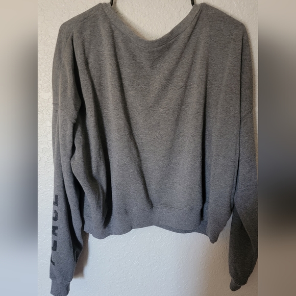 Fifth Sun "More Peace" Cropped Sweatshirt - Picture 4 of 4